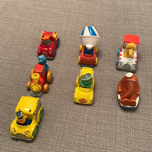 Vintage 80’s Muppets Playskool & Hasbro Die Cast Toy Vehicles Lot of 7 Used - Picture 5 of 12